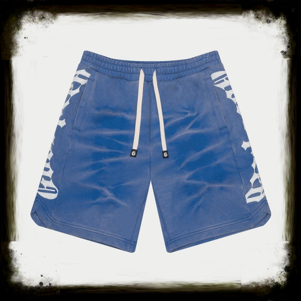 CourtSide Shorts (Blue Tie Dye)