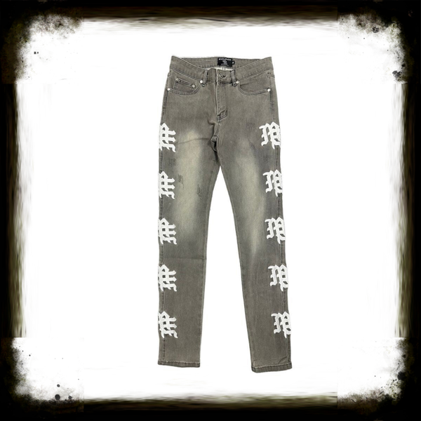 Ash’ Grey Monogram Denim