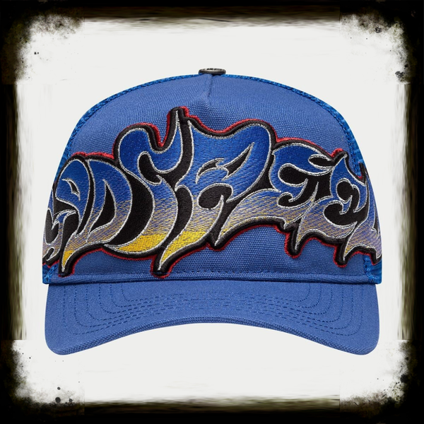 GS Neo Trucker Hat (Blue/Yellow/Red)