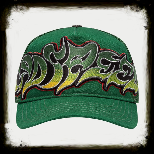 GS Neo Trucker Hat (Green/Yellow/Red) BOOM