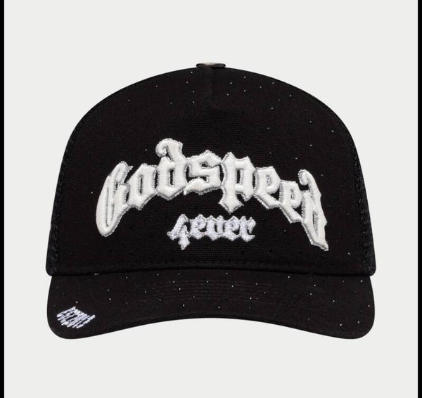 Godspeed Trucker Hat Black White VVS