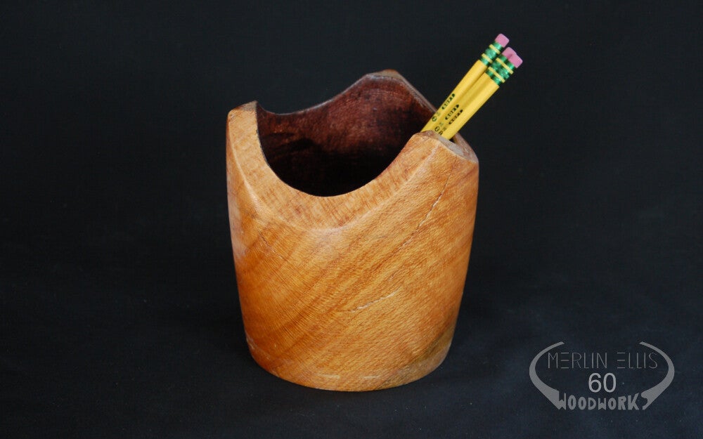 Oak pencil holder - 60