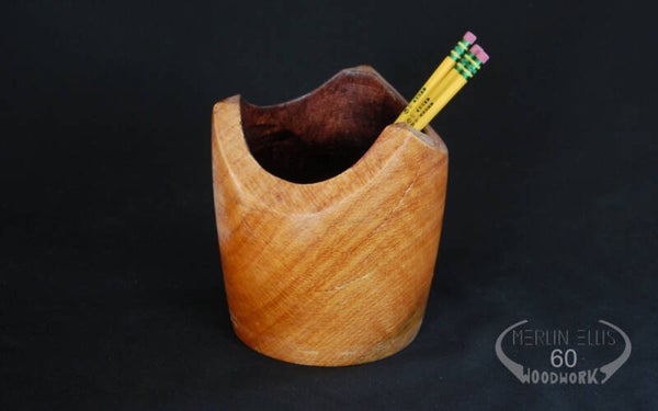 Oak pencil holder - 60