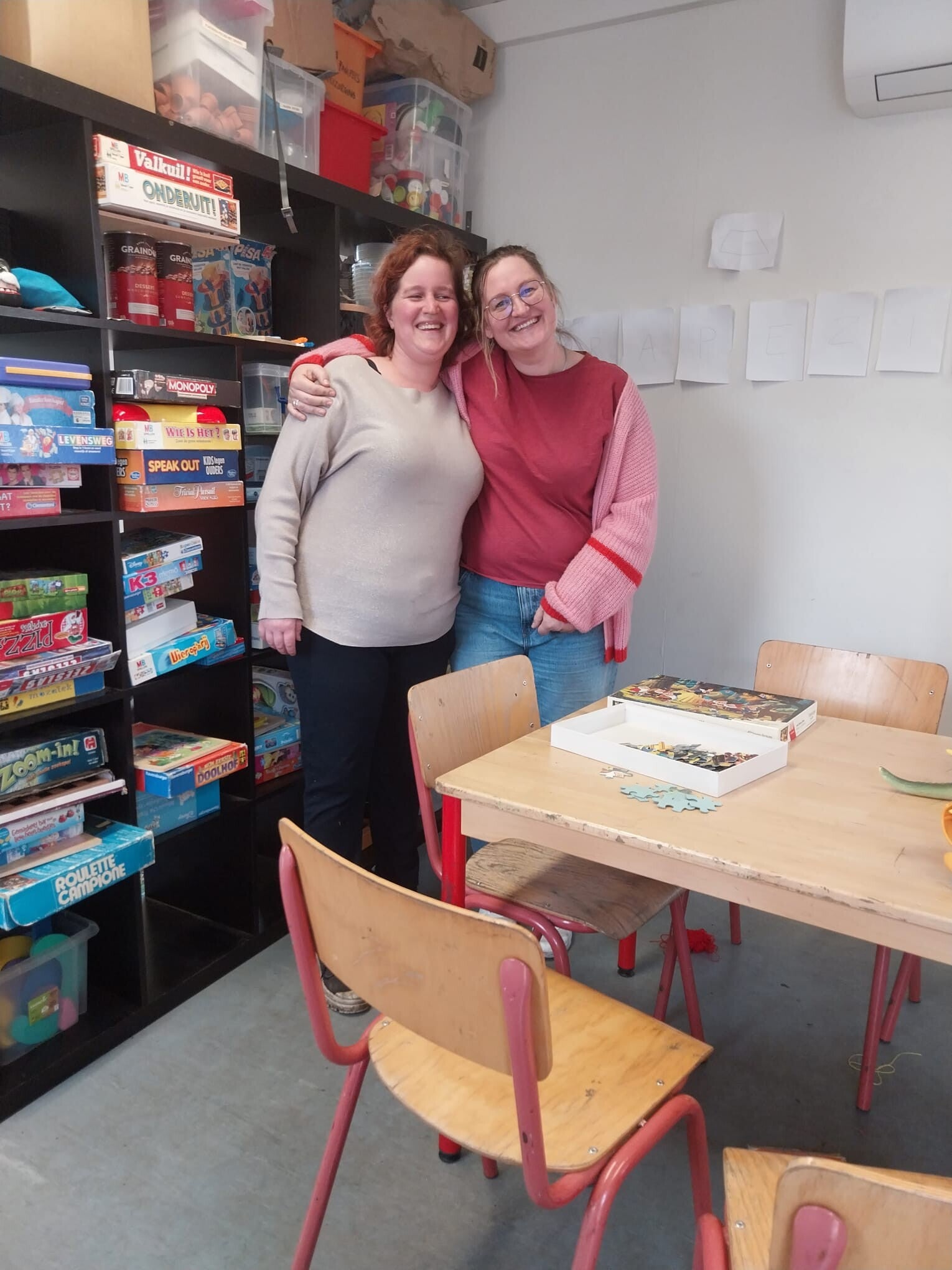 Nele links en ikzelf rechts