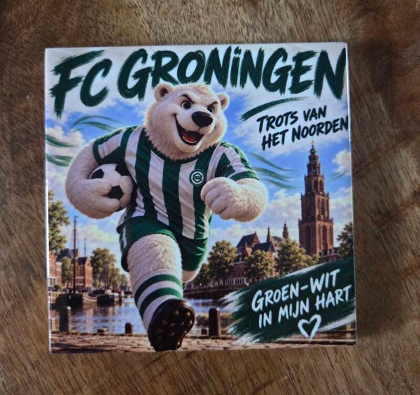 FC Groningen tegel