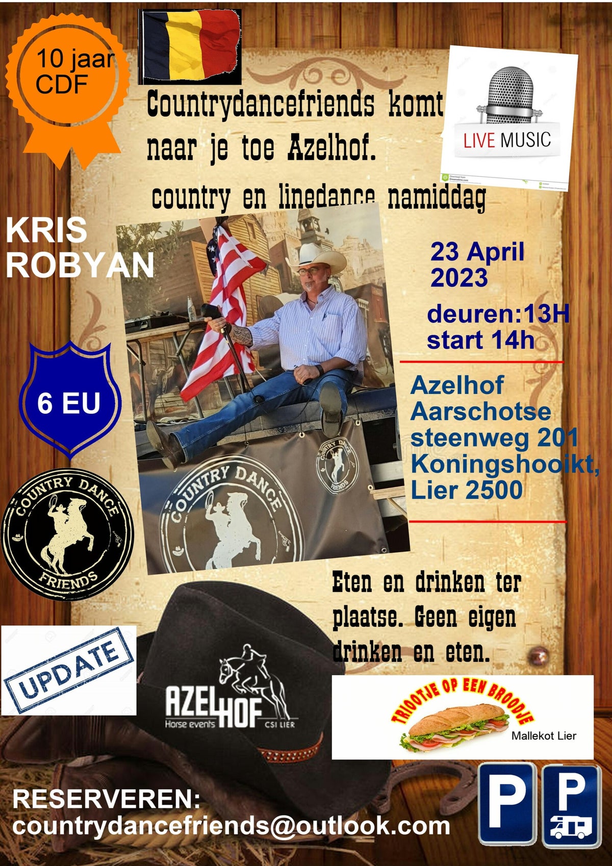 Onze events | COUNTRYDANCEFRIENDS