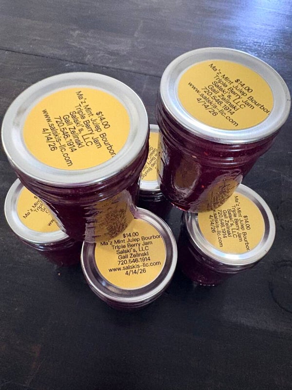 Mint Julep Bourbon Triple Berry Jam