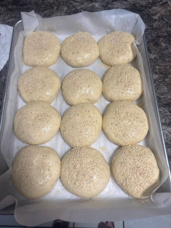 Sourdough Hamburger Buns