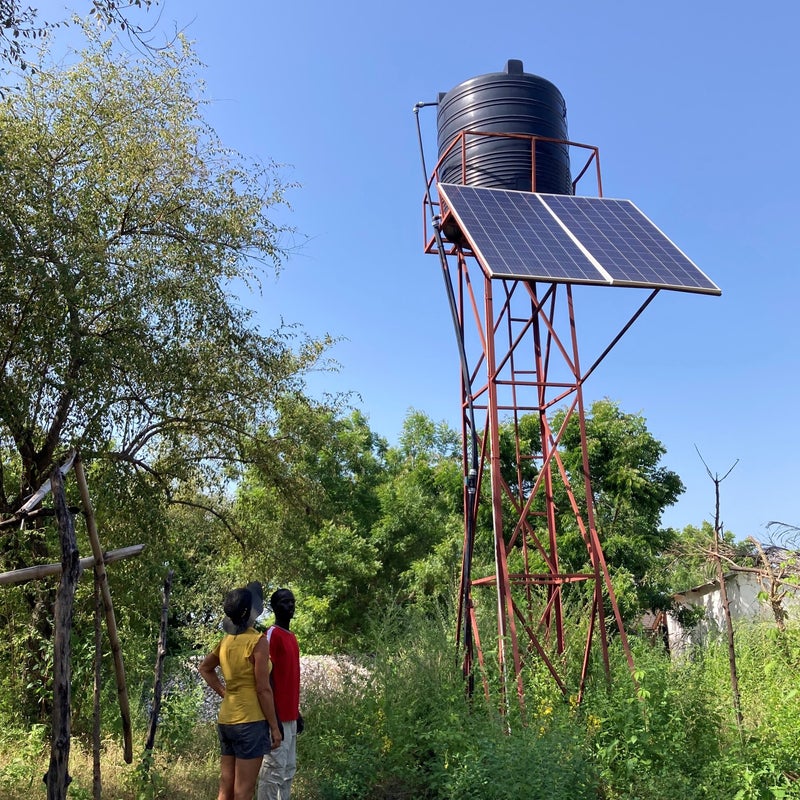 watervoorziening van Lamin Lodge