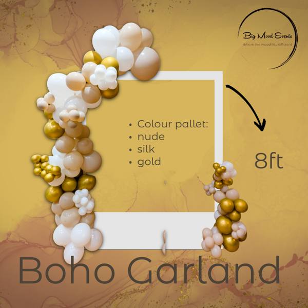 Boho Neutral Balloon Garland