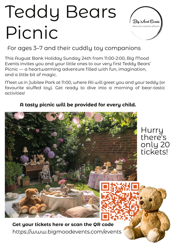 Kirkby Stephen Teddy Bears Picnic: Sunday 24th August 2025