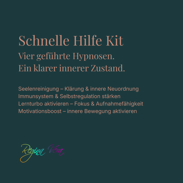 Schnelle Hilfe Kit – Komplettes Hypnose-Bundle für schnelle innere Klärung
