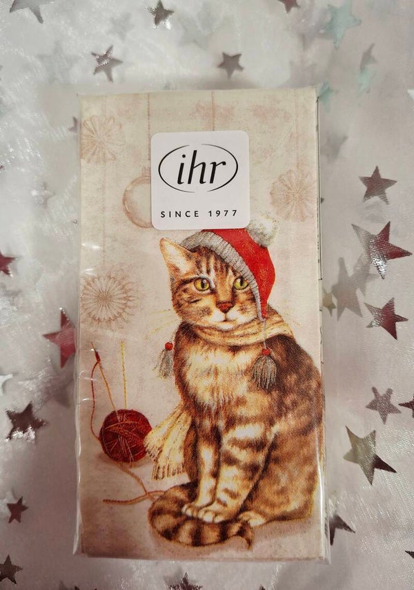 Taschentücher Weihnachtskatze von Ihr