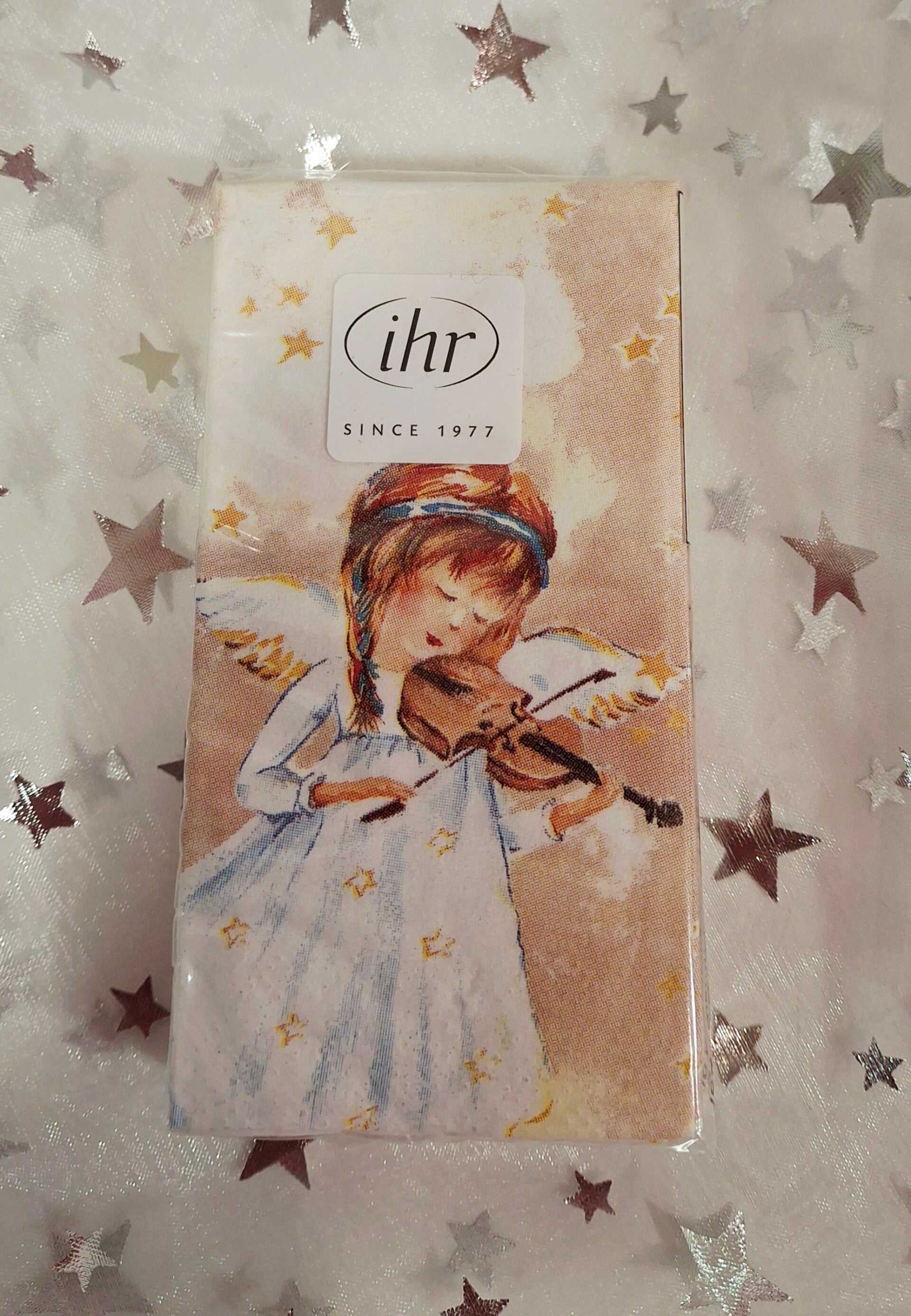 Taschentuch Engel mit Geige von Ihr