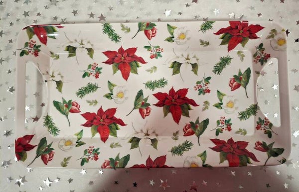 Tablett Weihnachtsstern