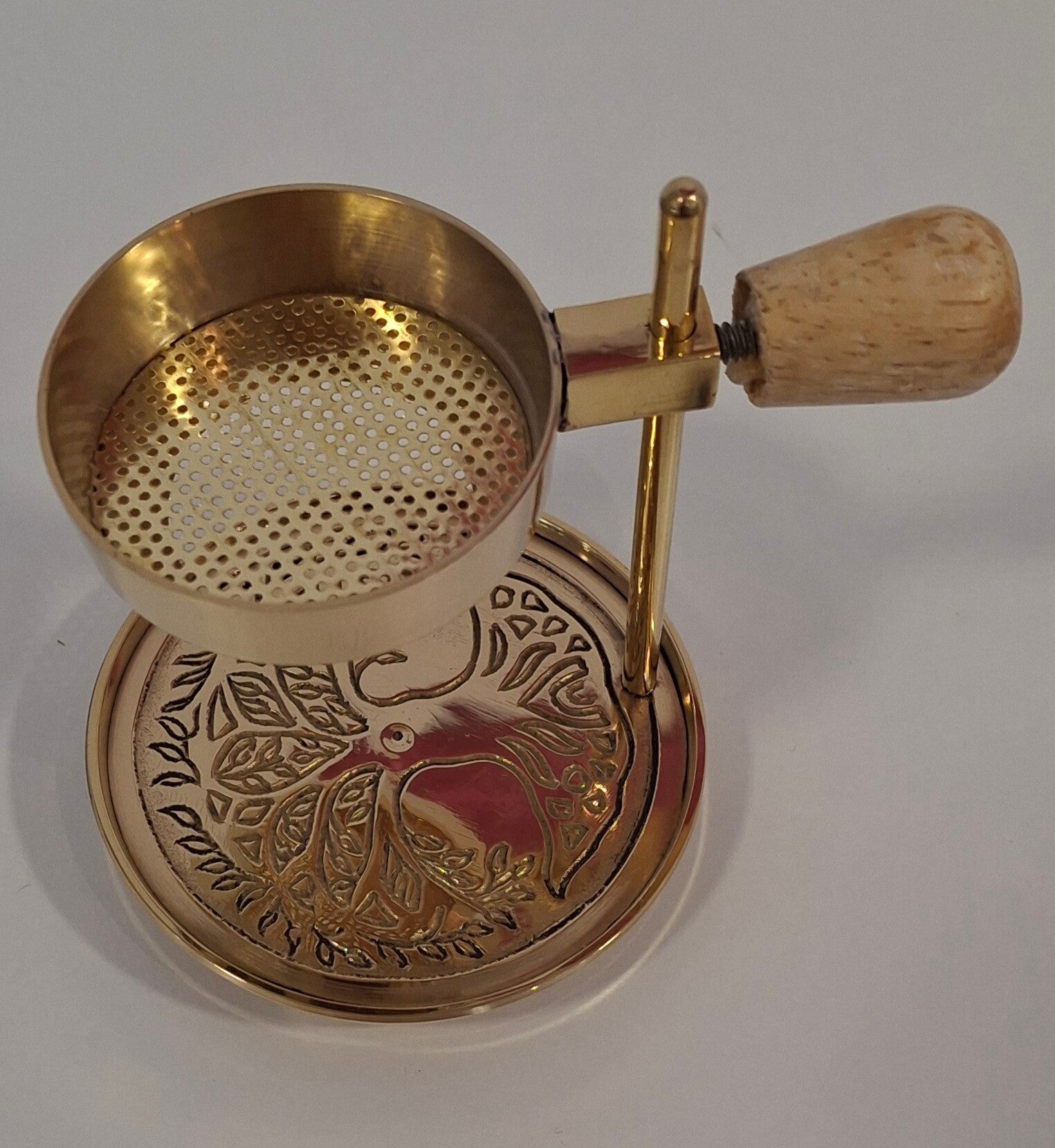 Räucherstövchen mit Lebensbaum gold 32736