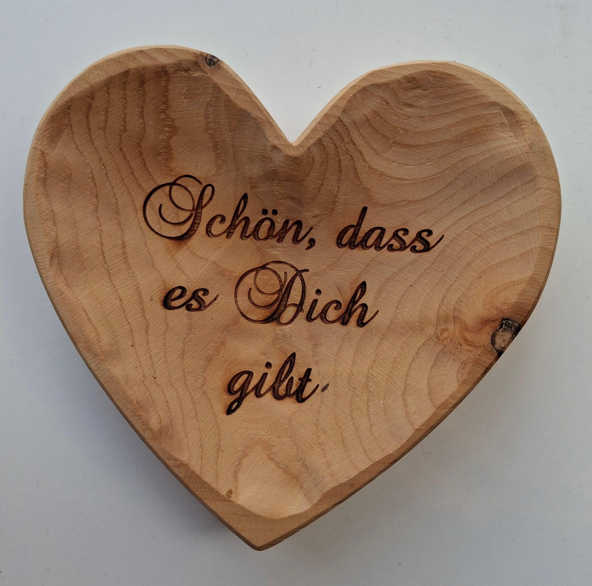 Zirbenholzherz - Schön das es Dich gibt