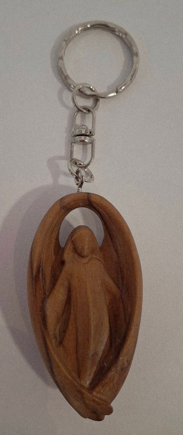 Schlüsselanhänger Schutzengel aus Holz 2444