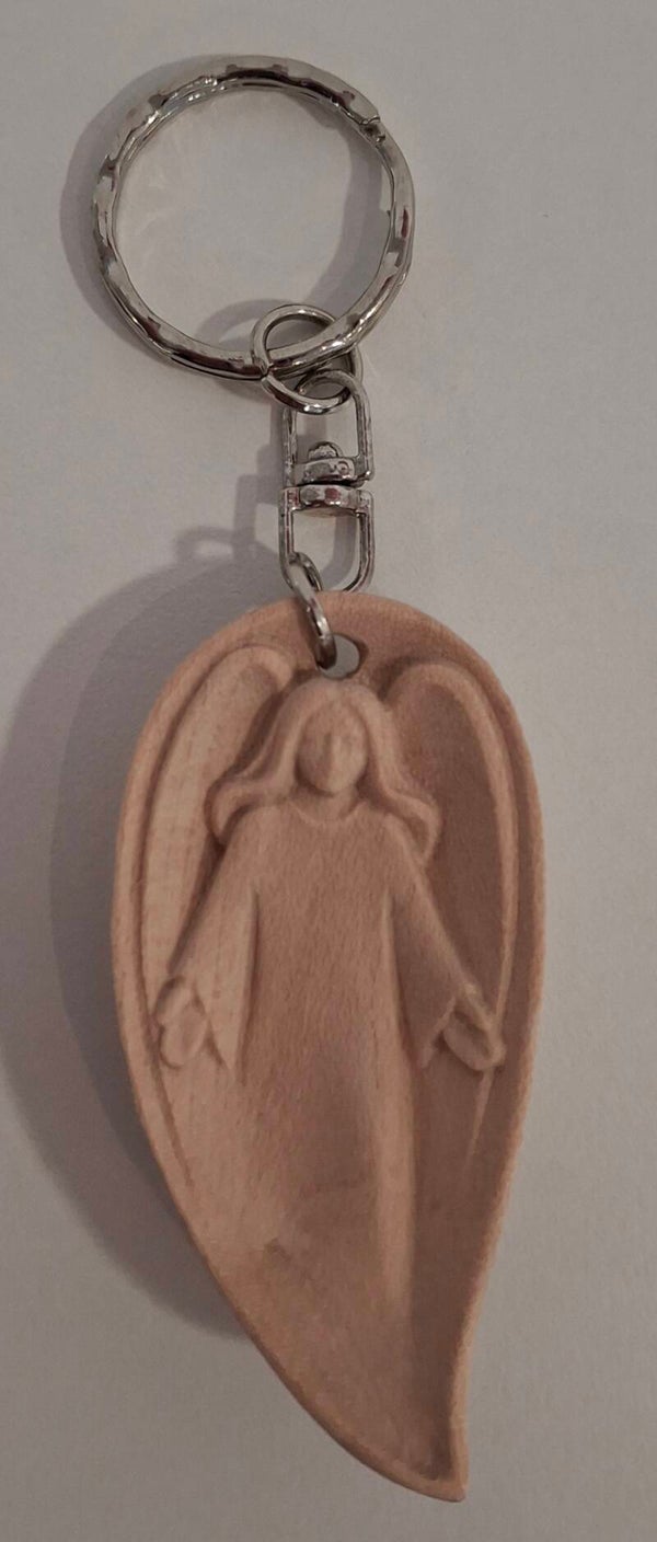 Schlüsselanhänger Schutzengel aus Holz 2430