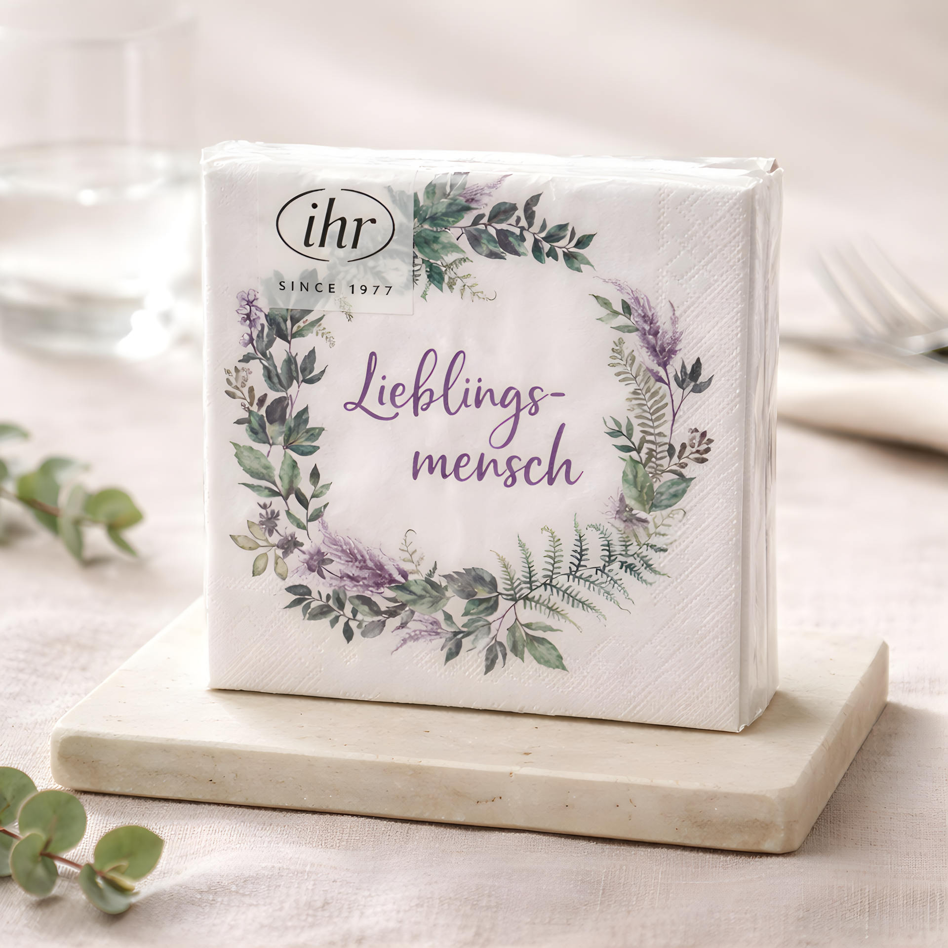 Servietten klein Lieblingsmensch von Ihr