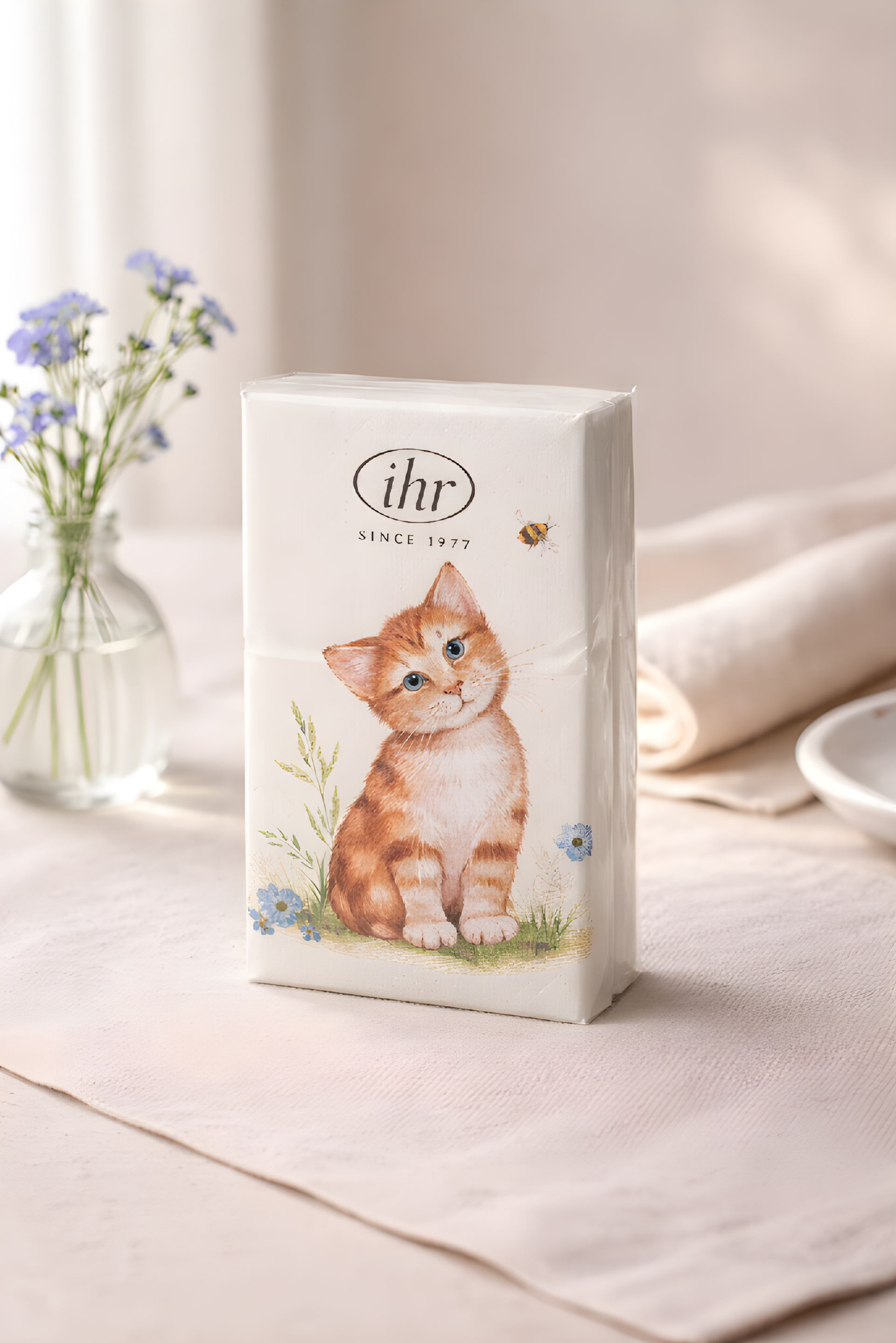 Ihr Taschentücher Katze