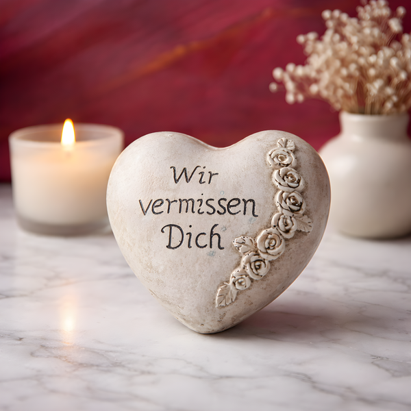 Herz mit Trauerspruch "Wir vermissen Dich 2565354