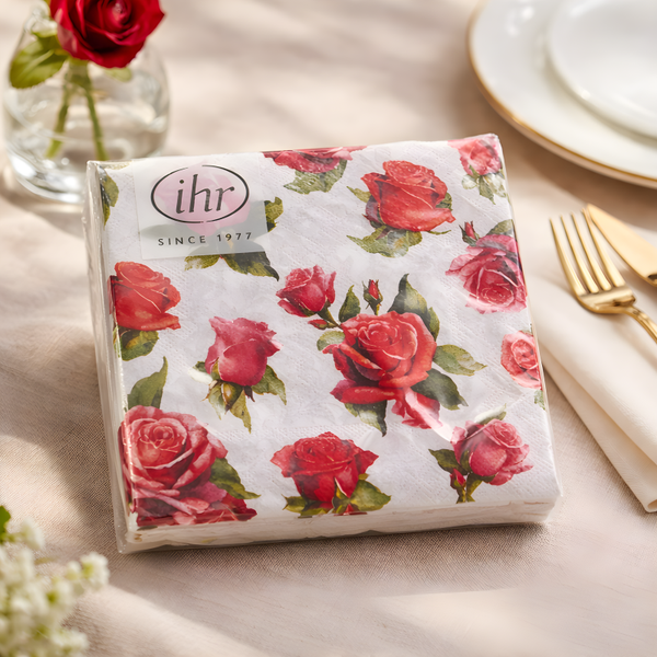 Ihr Servietten klein Rosen