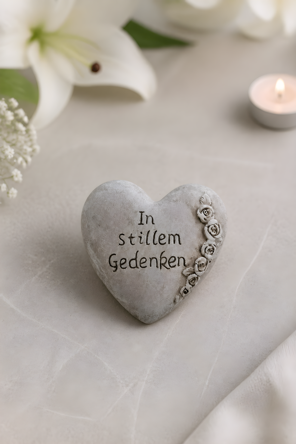 Herz mit Trauerspruch "In stillem Gedenken" 2565354