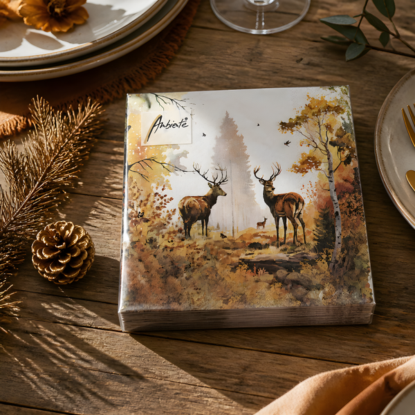 Servietten groß Hirsch2