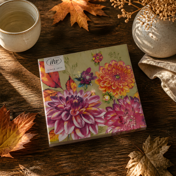 Servietten groß Herbstblumen von Ihr