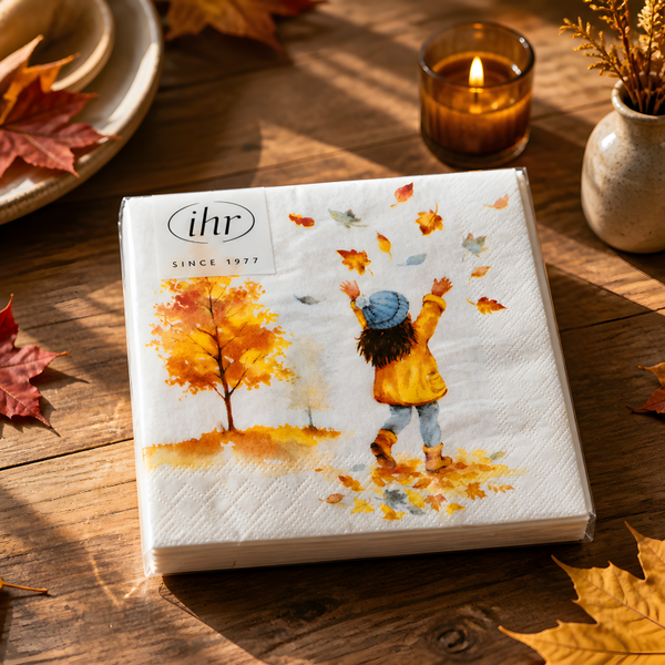 Servietten klein Herbst Mädchen von Ihr