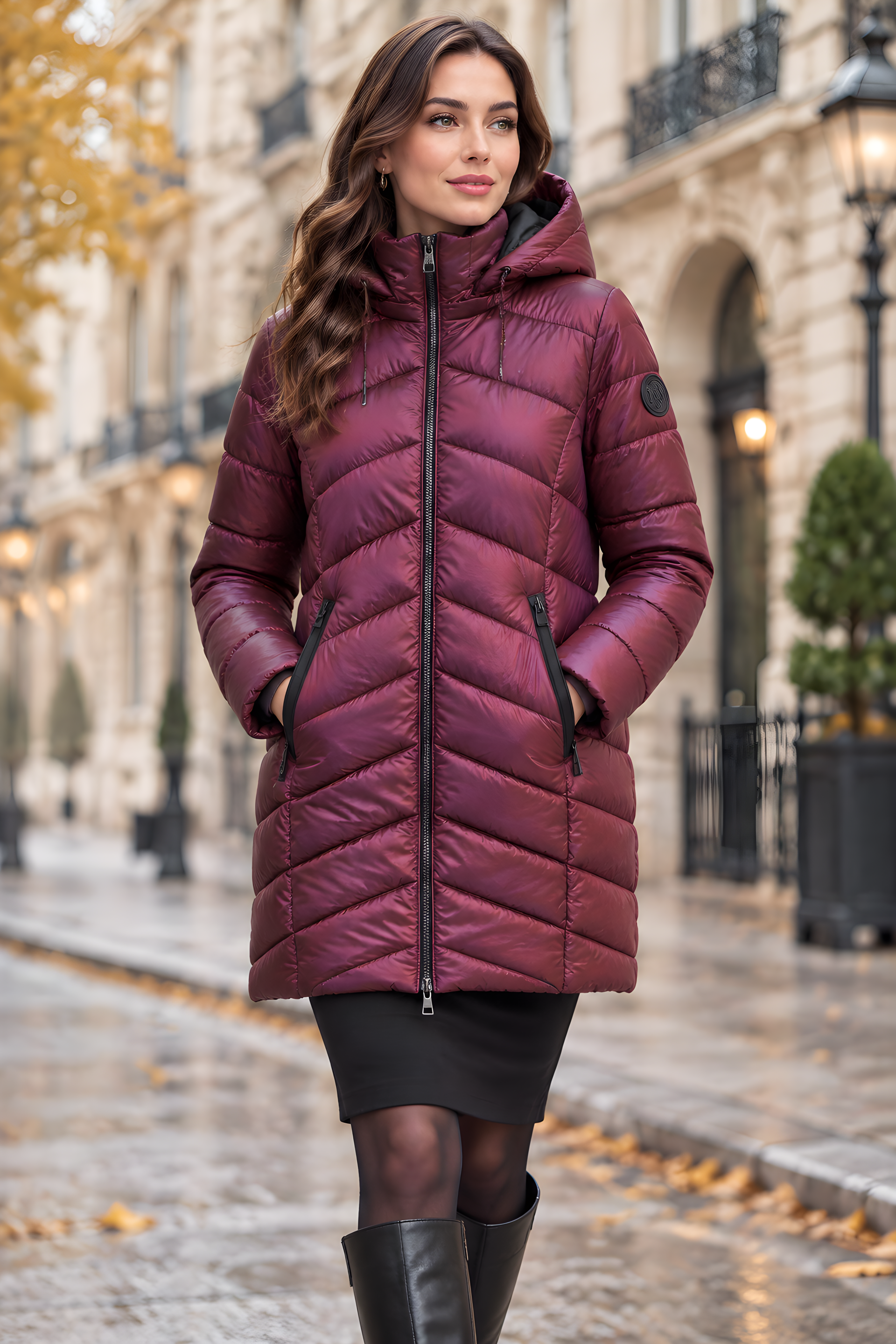 Eleganter Damen Wintermantel