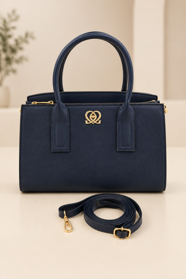 Elegante Gallantry Tasche Modell 76004 Dunkelblau
