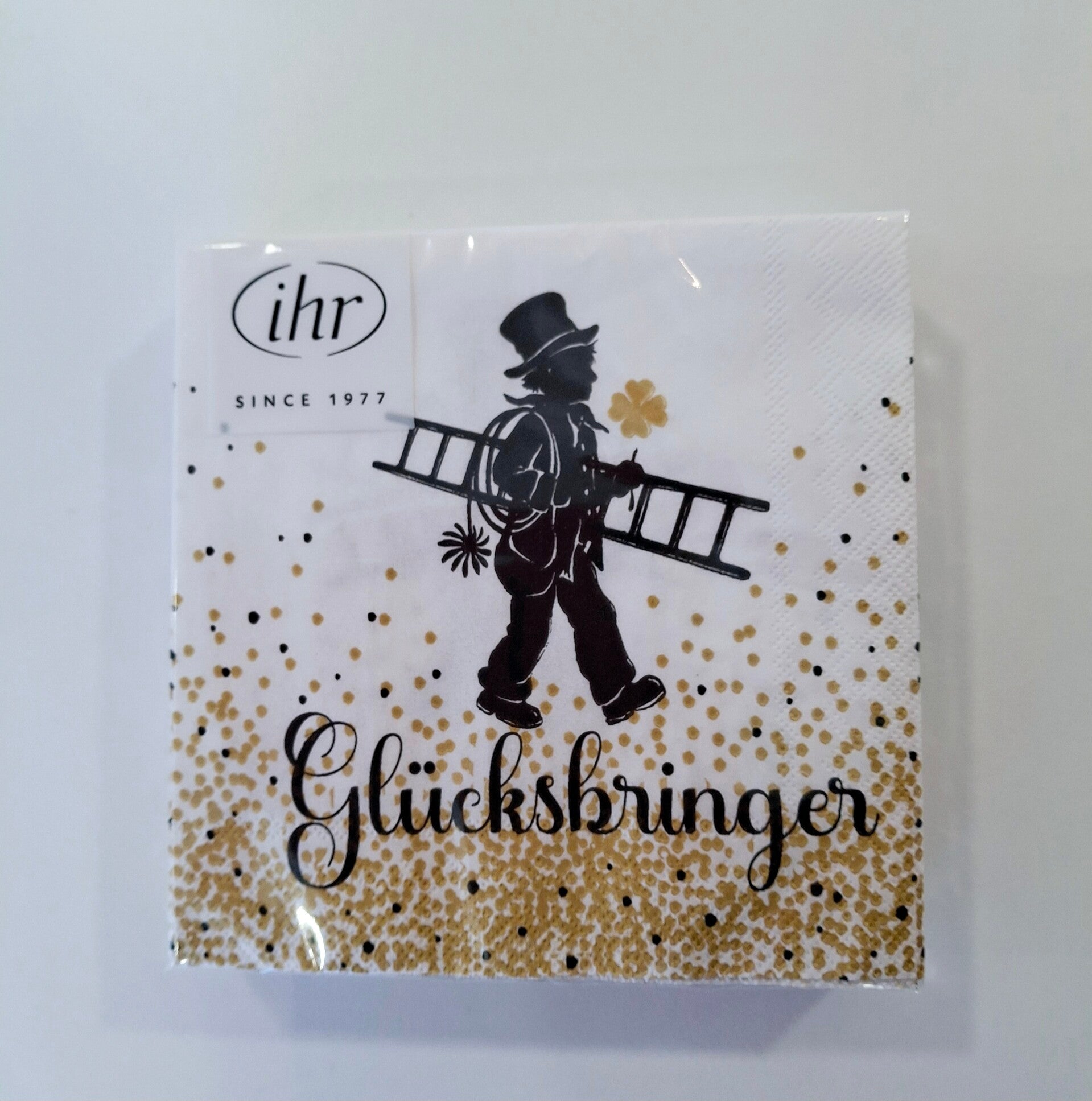 Ihr Servietten klein  Glücksbringer