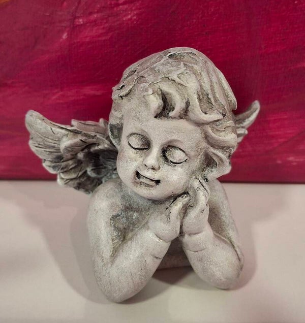 Trauer Engerl  mit geschlossenen Augen 2367754