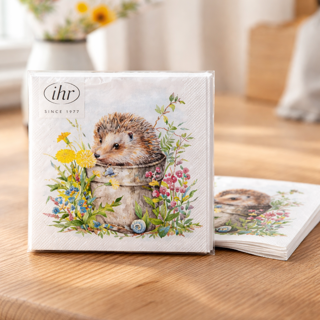 Servietten groß Igel von Ihr