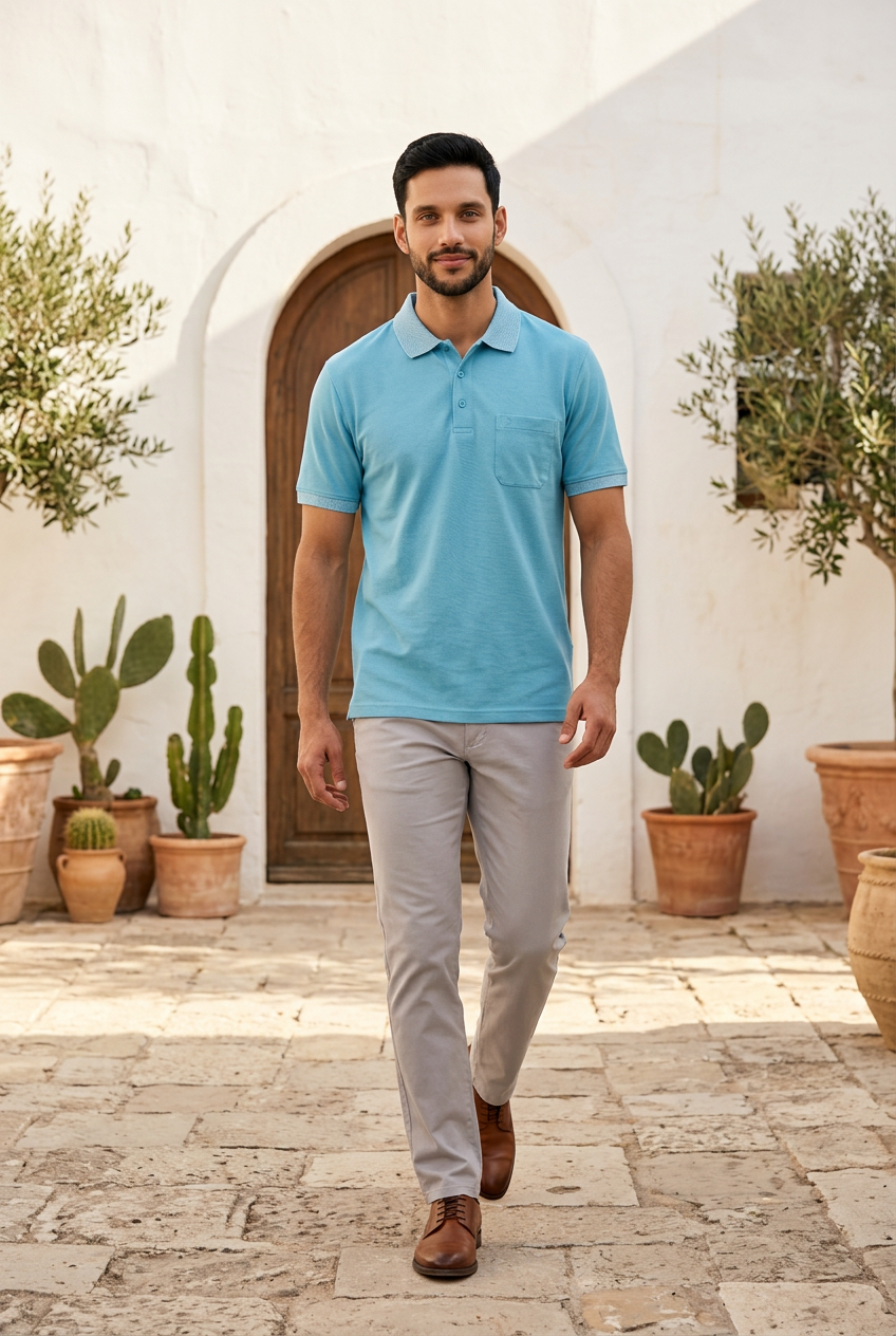 Polo Shirt von Ragman 540391742