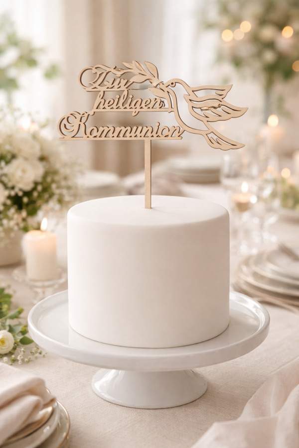 Cake Topper Kommunion 8487