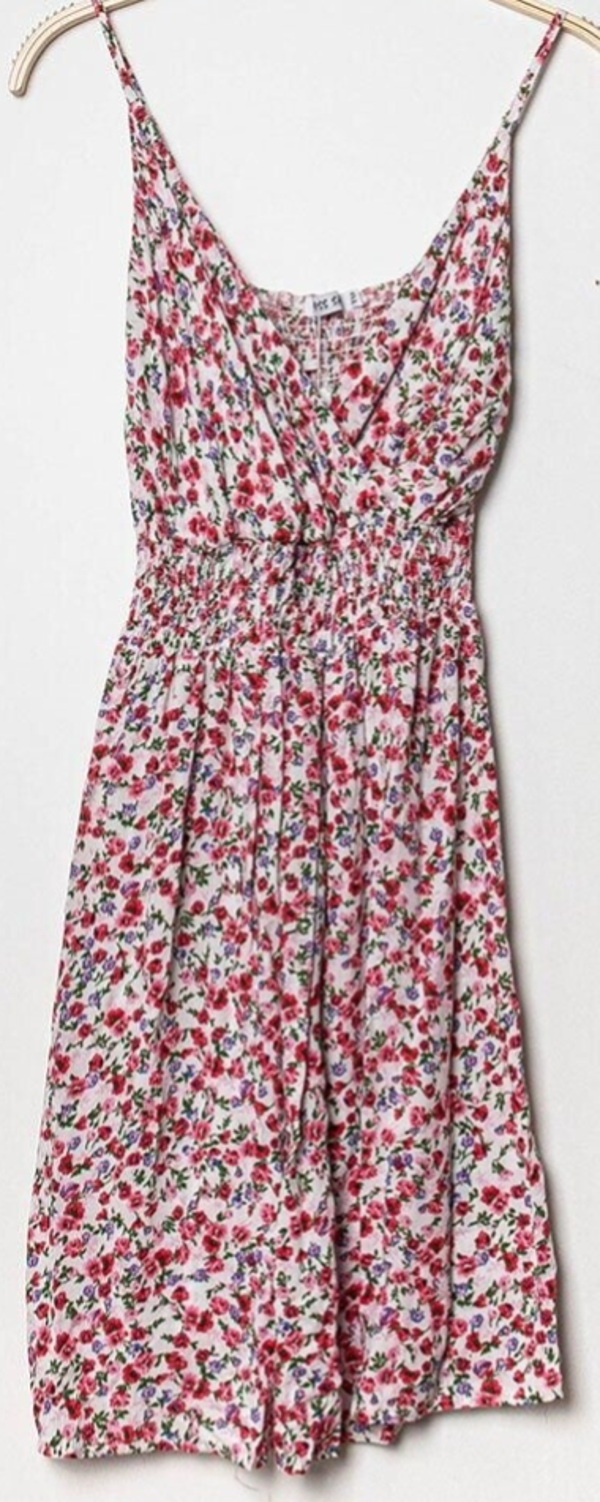 Kleid weiß geblümt 972710