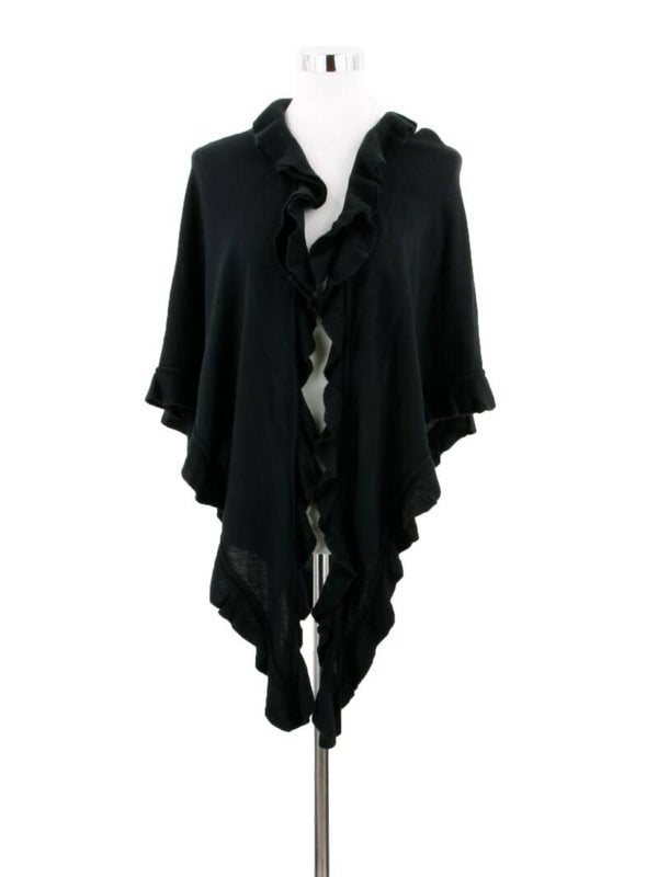 Poncho schwarz 2401 von Steiner Luise