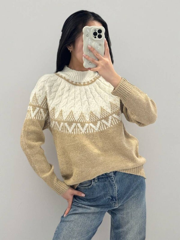 Pullover braun 98597