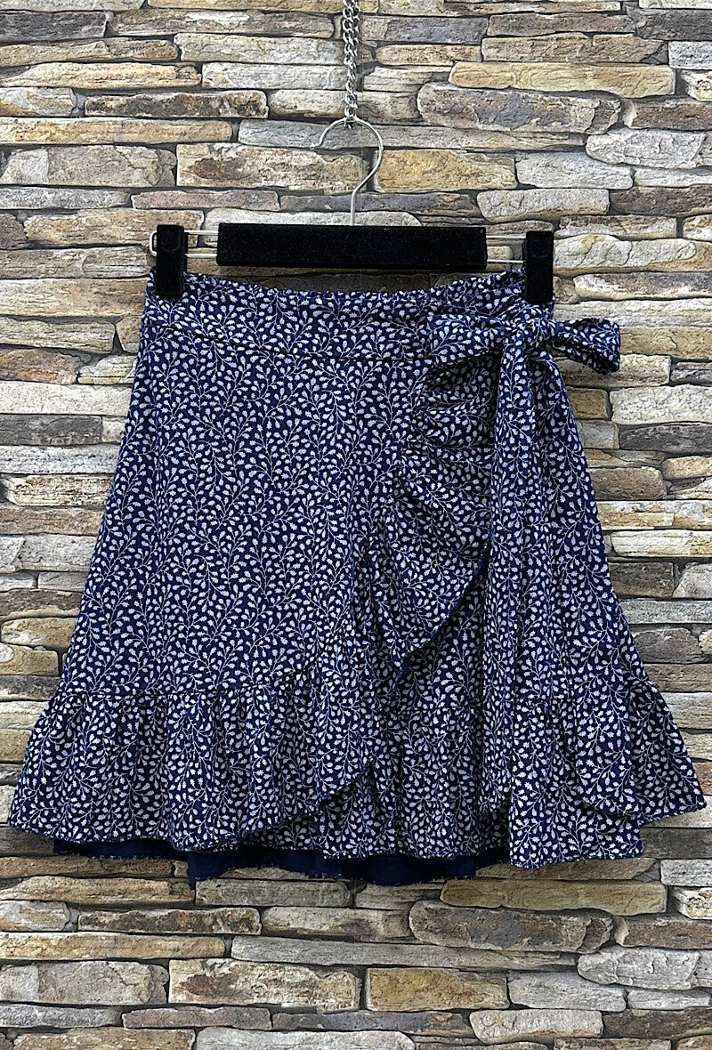 rock mit Rüschen marine 21078