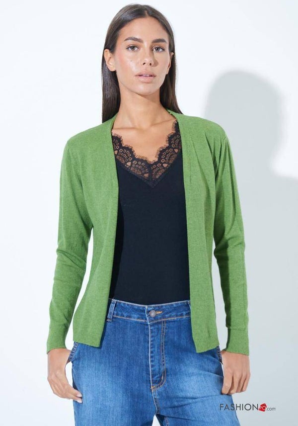 Strickjacke grün 6324