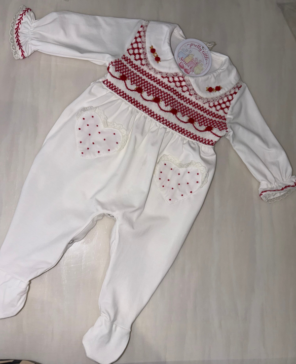 Ruby Red Babygrow