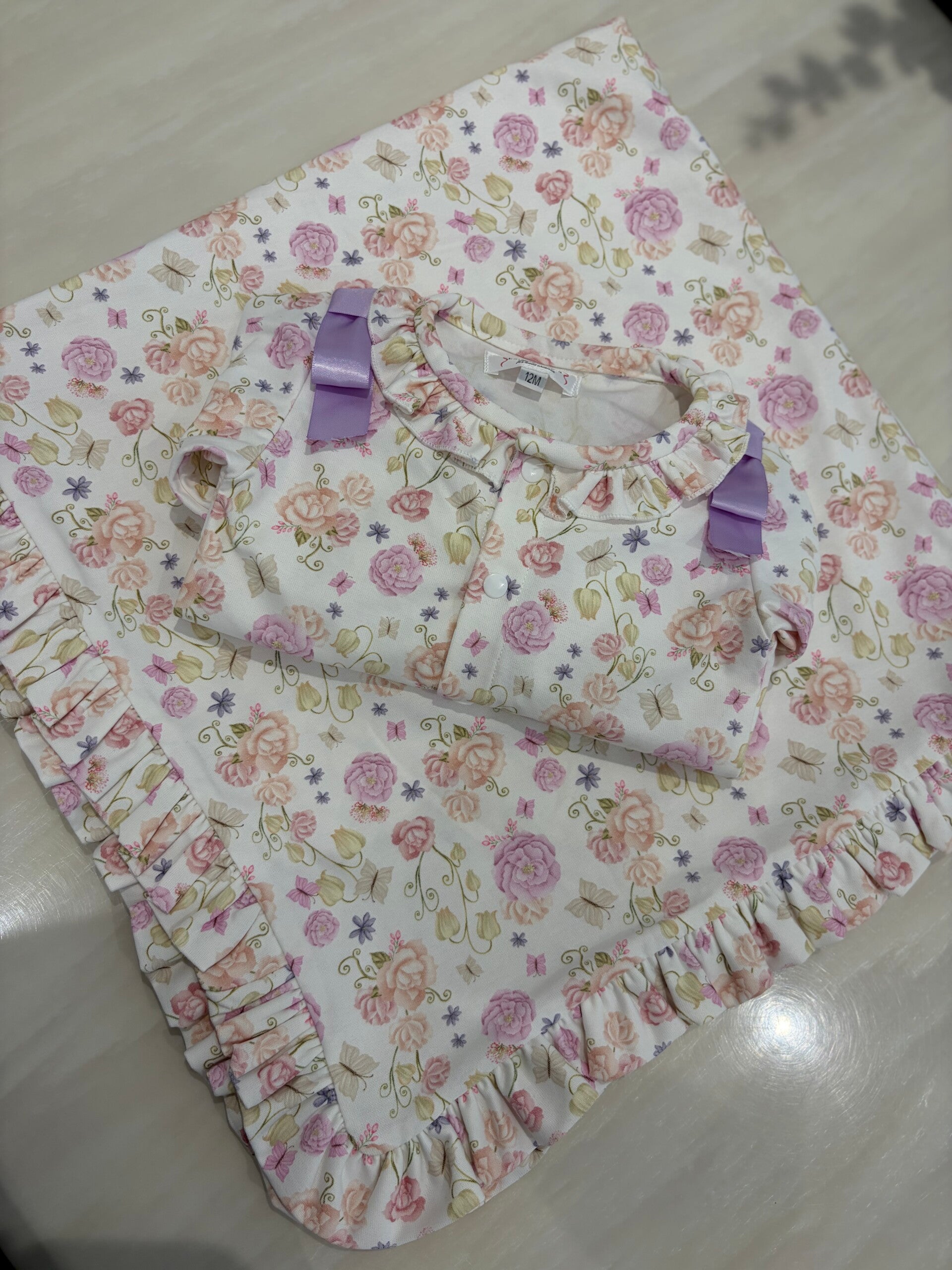 Blossom Babygrow and Blanket set