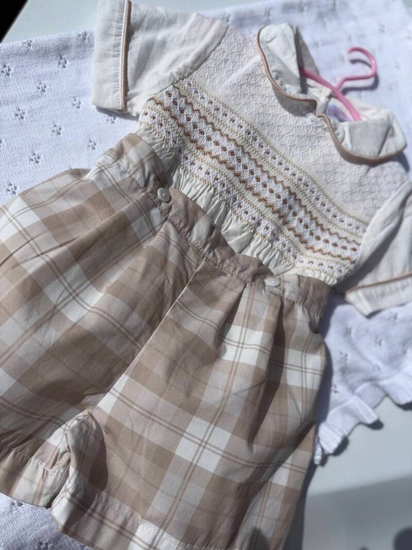 Classic smocked Baby set