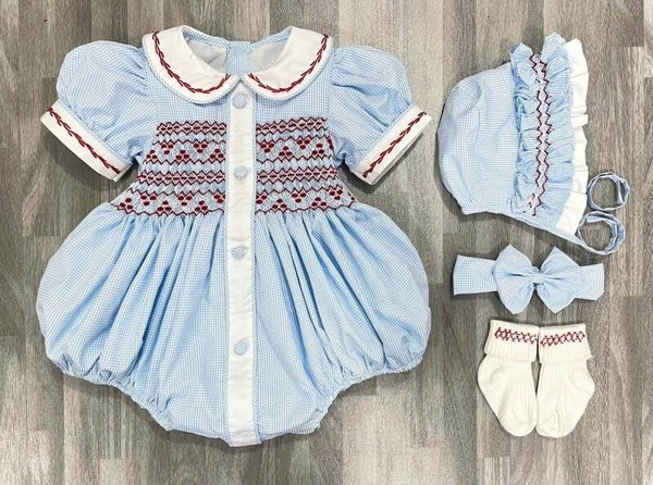 Gingham Bubble Romper