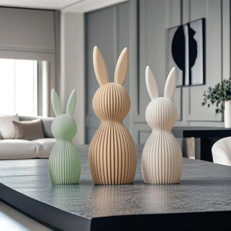 Lapin de pâques minimaliste