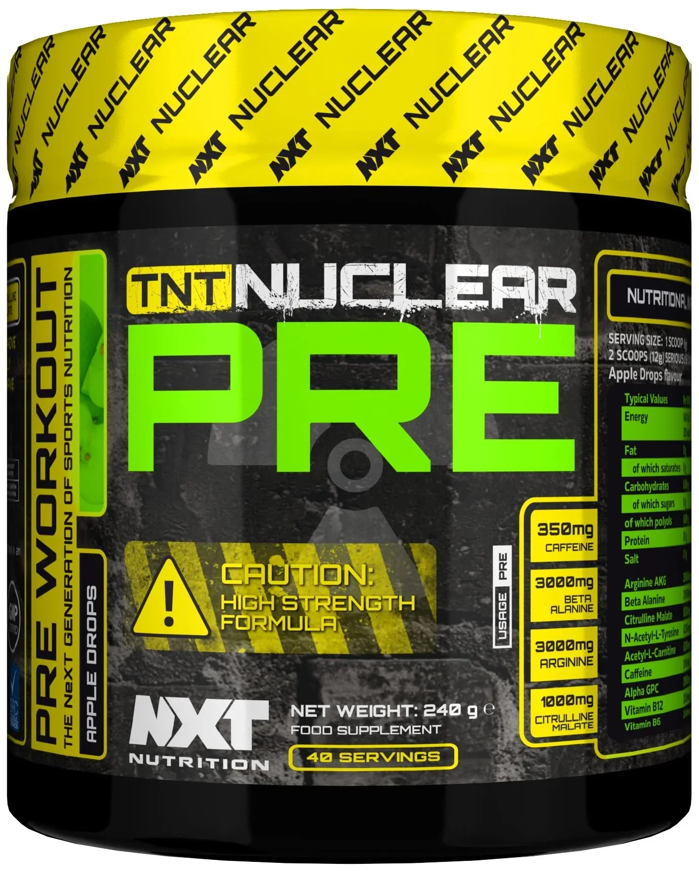 TNT nuclear pre workout