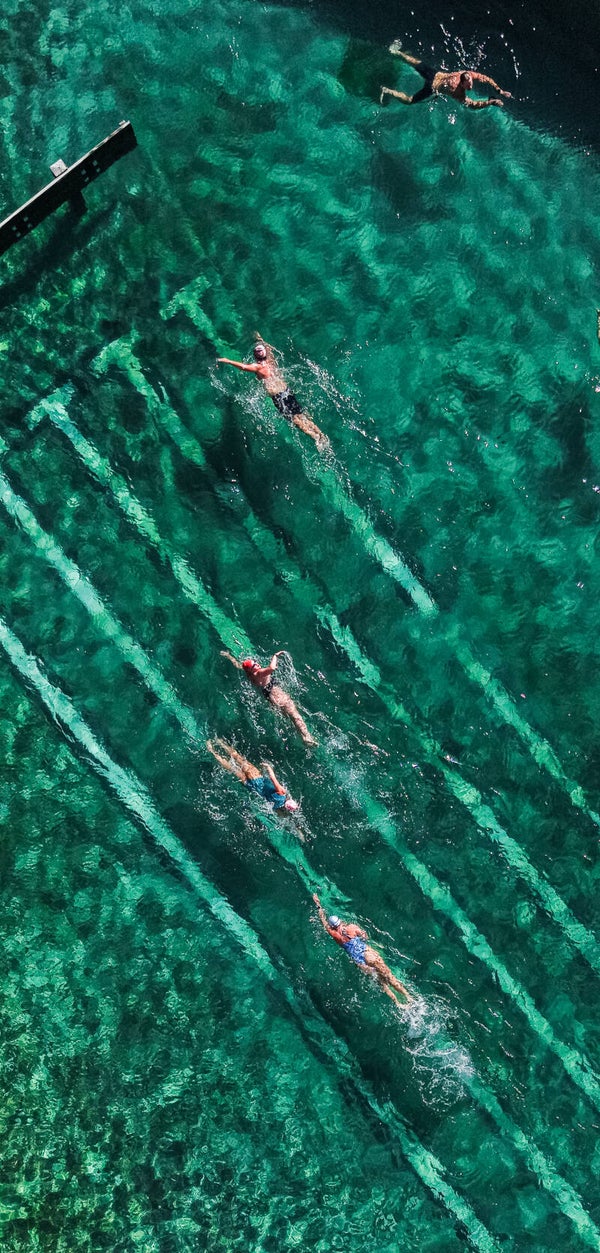 Swimmers Below